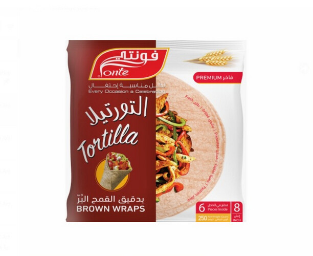 خبز تورتيلا بر طازج فونتي