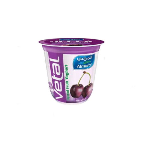 زبادي المراعي فيتال بطبقة الفواكه 140جم