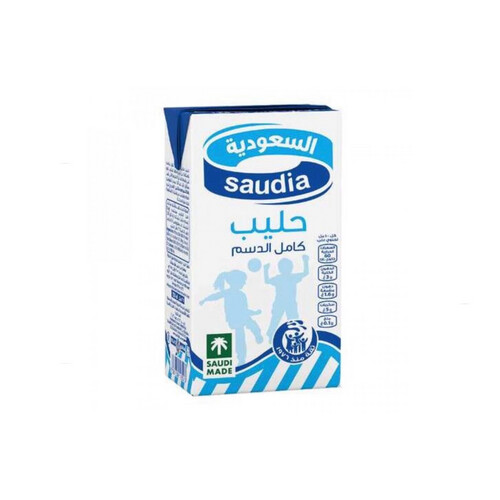 حليب السعودية كامل الدسم 125مل