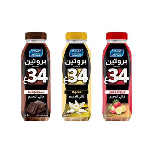 حليب بروتين المراعي منوع 400مل