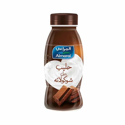 حليب دبل شوكولاته المراعي 225مل
