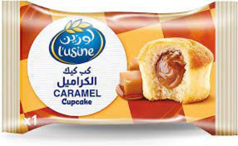 كب كيك لوزين كراميل 30جم