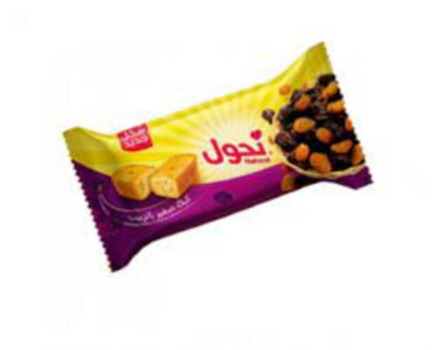 كعكة نحول الصغير بالزبيب 28جرام
