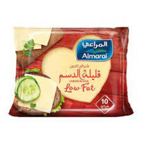 Almarai low-fat sliced ​​cheddar cheese 200g