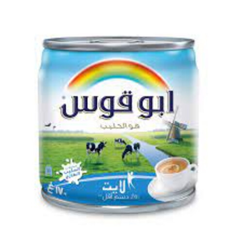 Abu Qaws Evaporated Low Fat Milk 170g