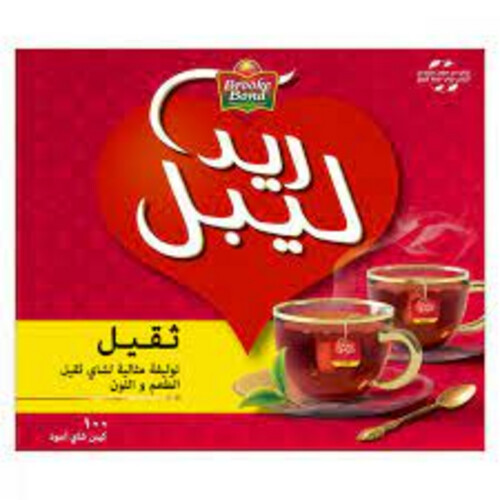شاي ريد ليبل ثقيل 100كيس
