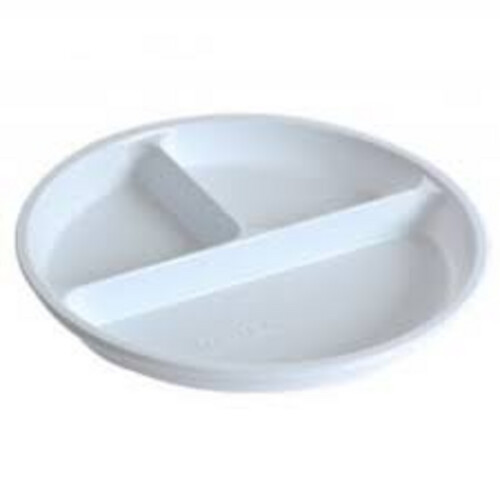 Divided Plastic Dari Plate 50 Pieces No. 18