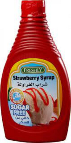Strawberry Syrup Concentrate Sugar Free Freshly 510g