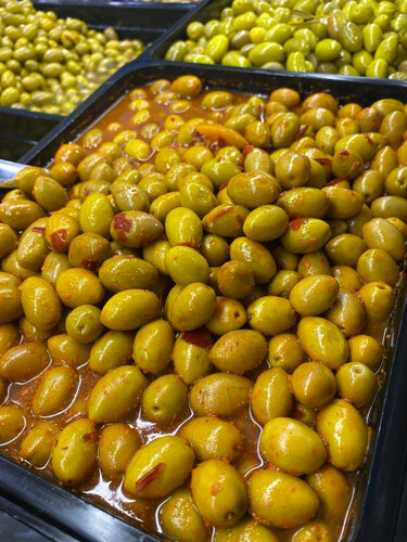 Spicy Moroccan olives