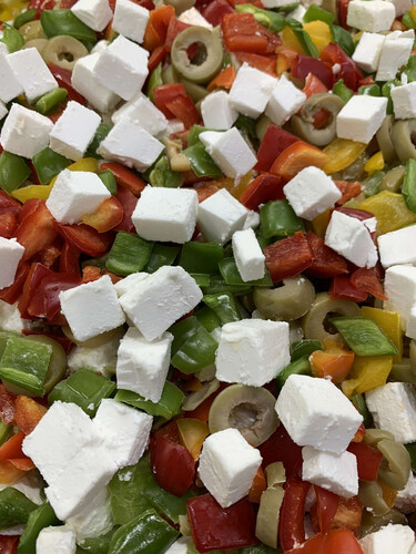 Vegetable Cheese Salad