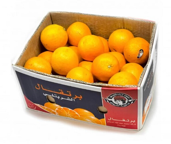كرتون برتقال عصير