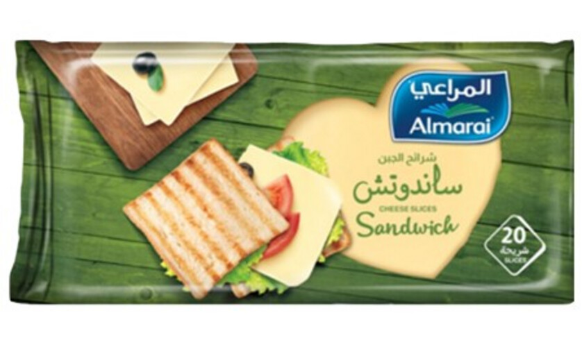 Almarai cheese slices sandwich, 20 slices, 400 g