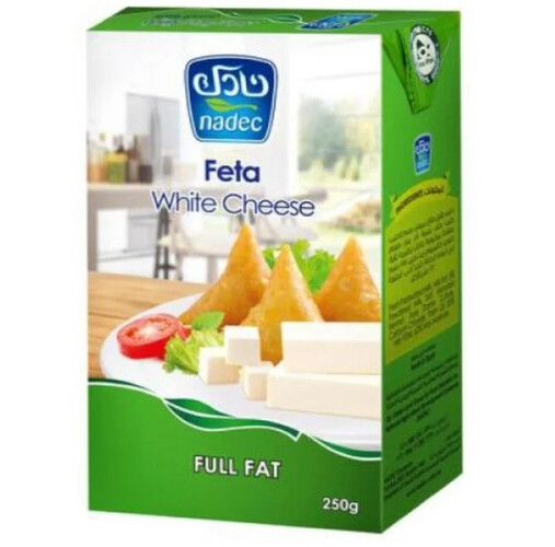 Similar to white feta cheese, Nadec 250g