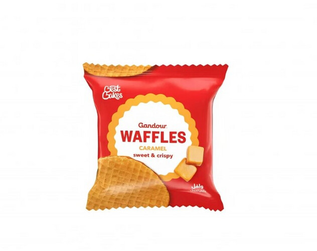 Gandour waffle with caramel
