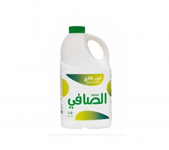 Al Safi milk 1.5 liters, full fat