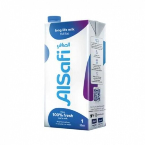 Al Safi Long Life Full Cream Milk 1L