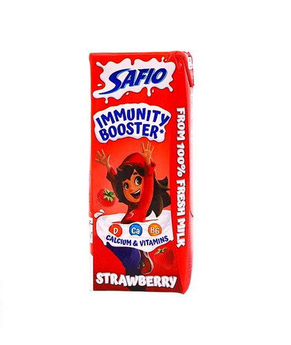 Safio strawberry milk 185 ml