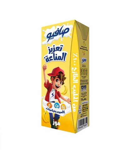 Safio banana milk 185 ml