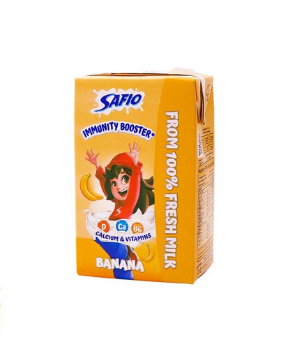 Safio banana milk 140 ml