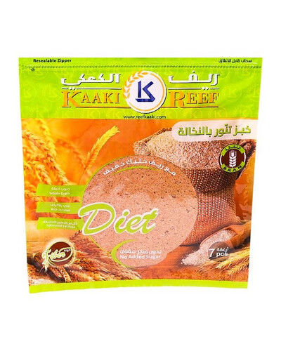 ريف خبز بر نخالة بدون سكر