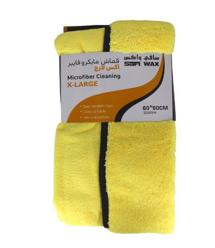 منشفة مايكروفايبر للتمسيح مقاس 90*60 كبير سافي واكس