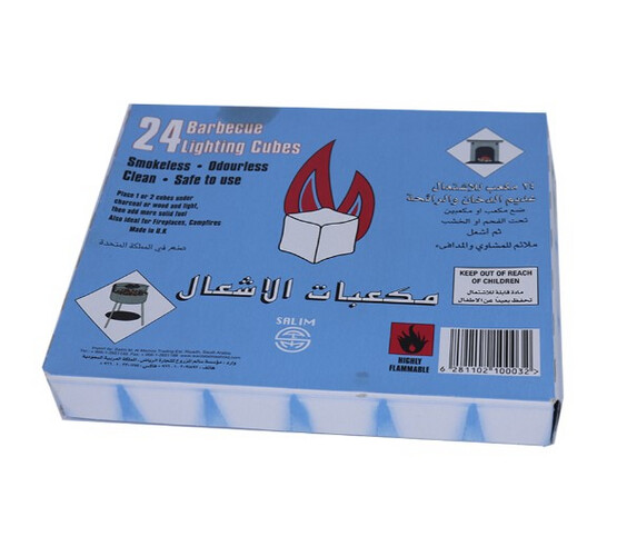 مكعبات الأشتعال للمشاوي والمدافئ 24 قطعة