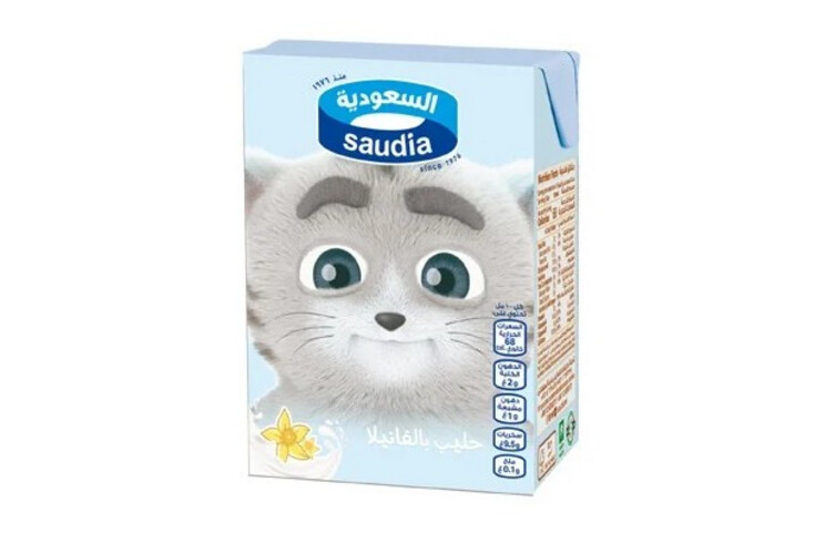 حليب السعودية فانيلا 200 مل