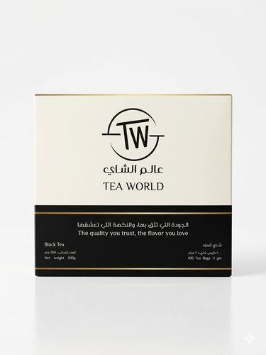 شاي سيلاني فاخر عالم الشاي 100 خيط  200 جم