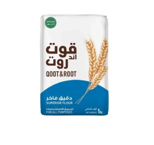 طحين فاخر قوت اند روت 1 كجم * 10