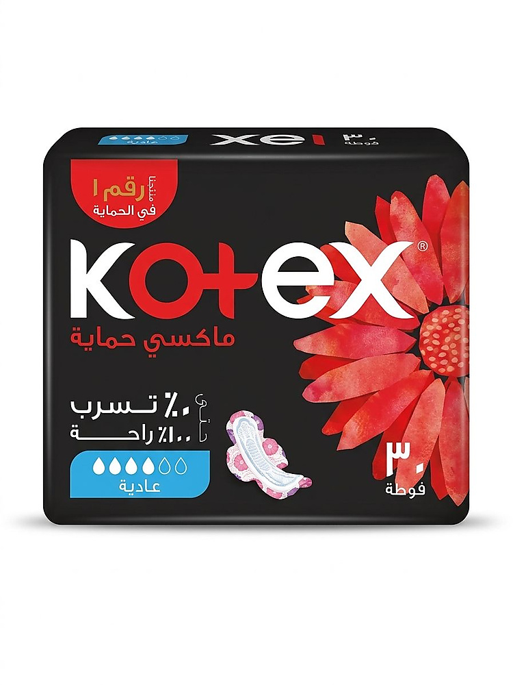 فوط صحية عادية كوتكس 30 فوطة