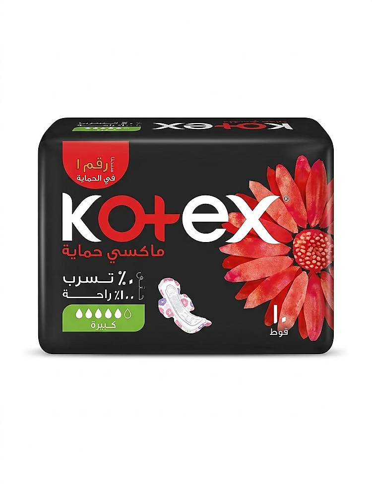 فوط صحية كبيرة كوتكس 10 فوط