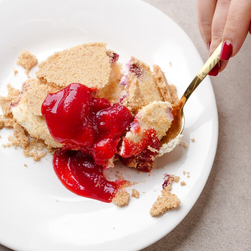 Raspberry cheesecake