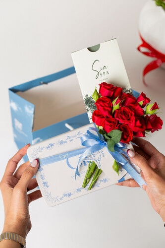 Chocolate with flower