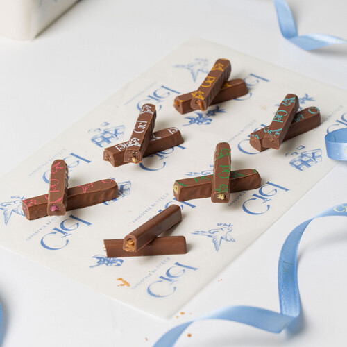 Chocolate with flower