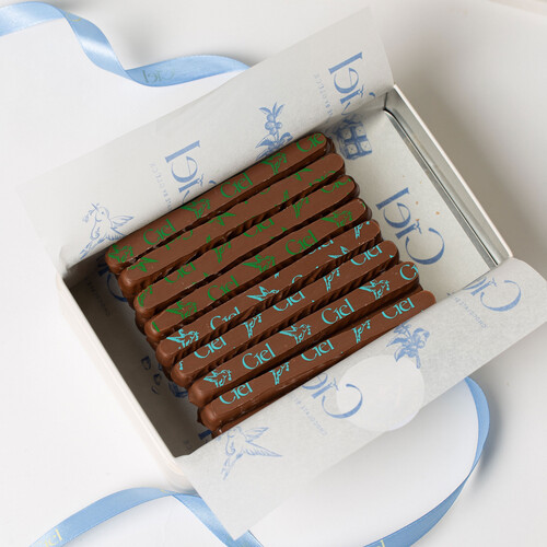 Chocolate with flower