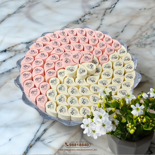 chocolate platter with names