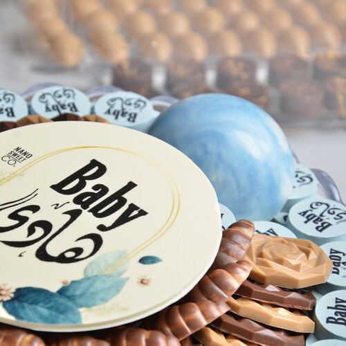 baby shower choclate patter