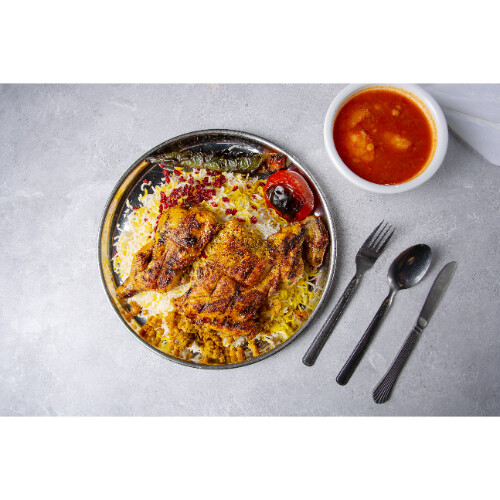 جلو مرغ - (مشوي)