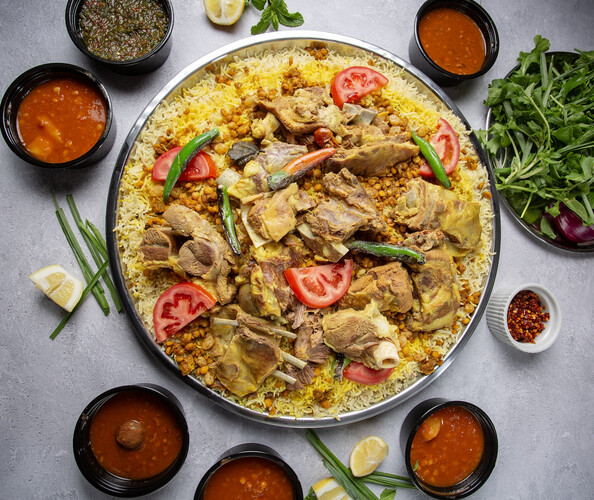 صينية مجبوس لحم