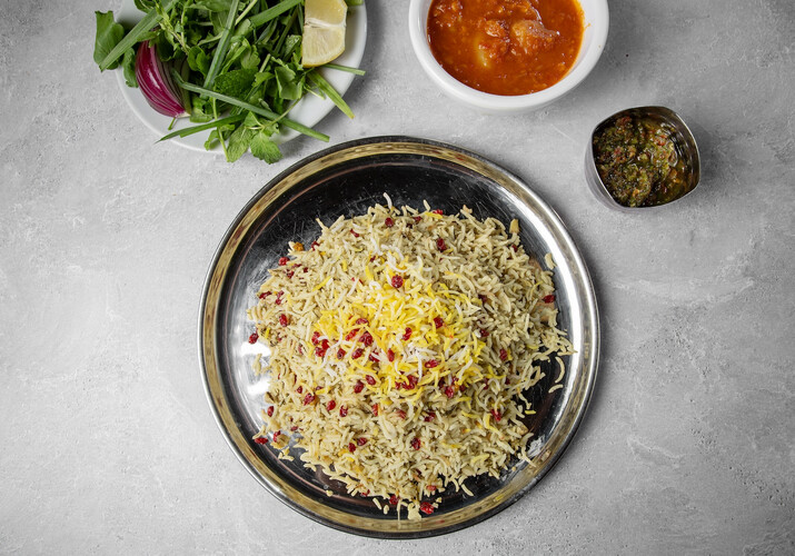 جلو باقلي پلو