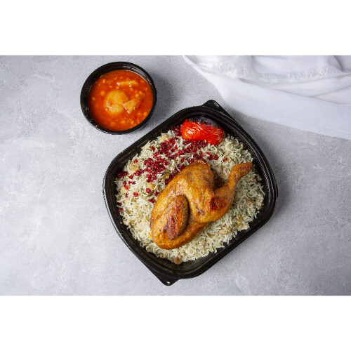 باقلي پلو مرغ