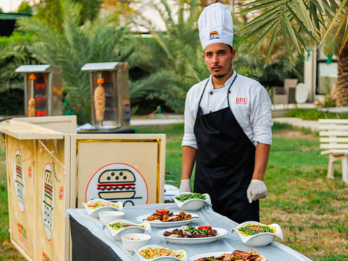 ستيشن المشويات لـ 25 شخص