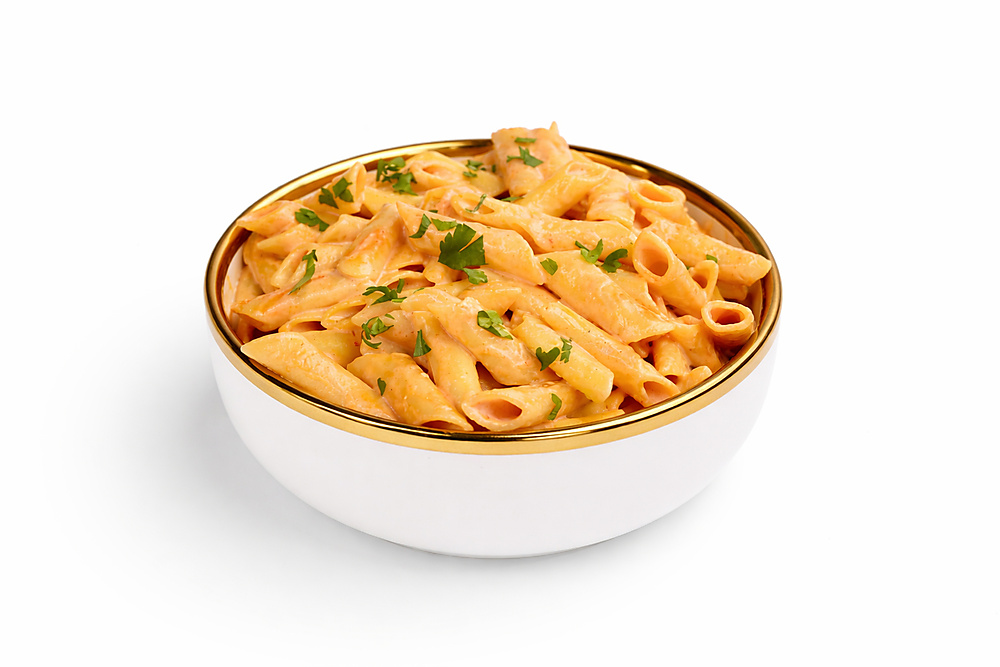 Pink pasta