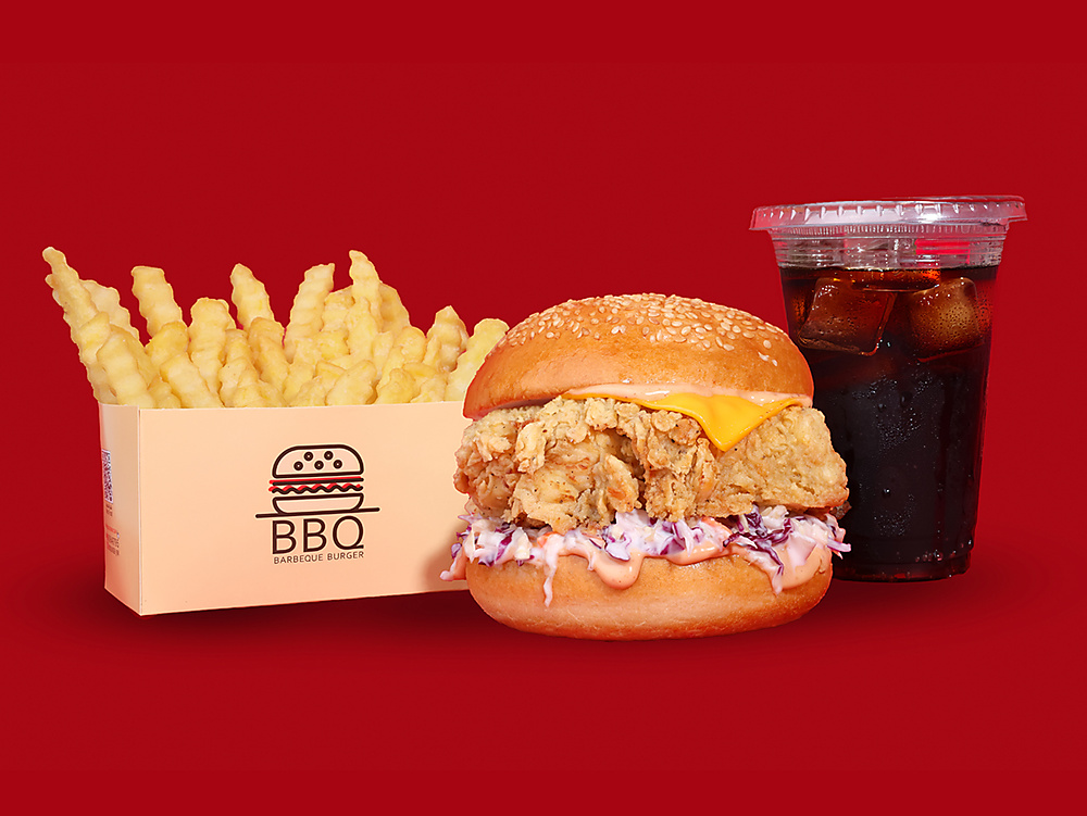 Special Chicken Fillet Burger Meal