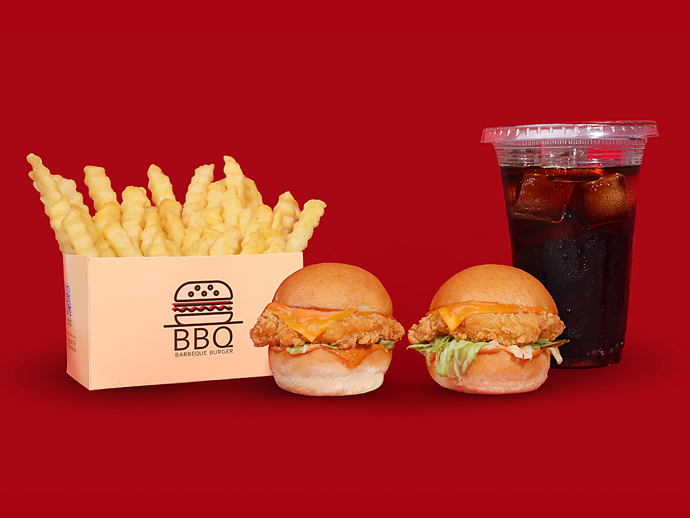 Crispy Chicken Slider Meal