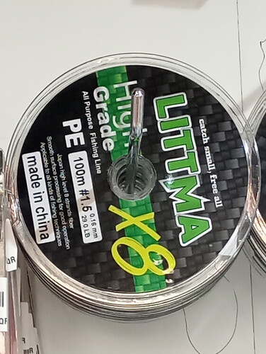 ليتما X8 100 م * 12 أخضر داكن 0.16 مم بحد أقصى 29 رطل