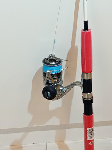 صنارة صيد السمك بيضاء شيمانو C5000 خط زوموي 12 رطل