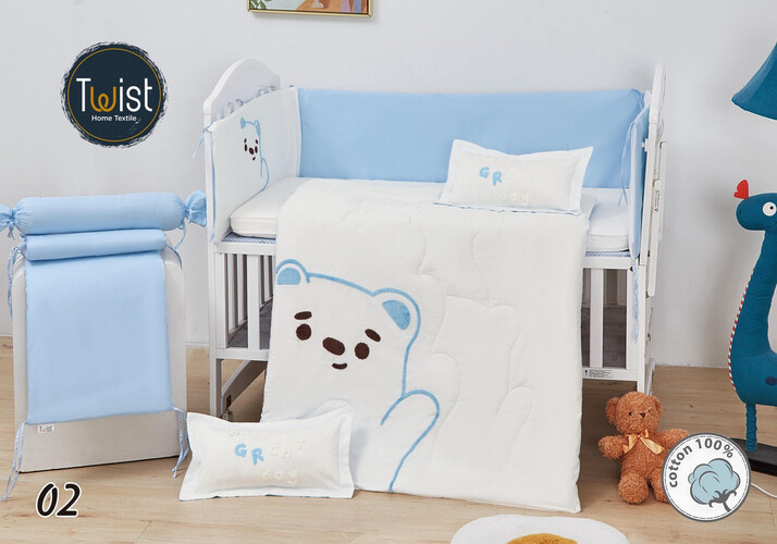 لحاف بيبي مع حاجز صيفي