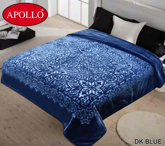 بطانية ابولو 220*240 طبقتين حفر