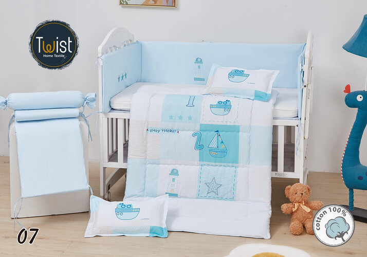 لحاف بيبي مع حاجز صيفي